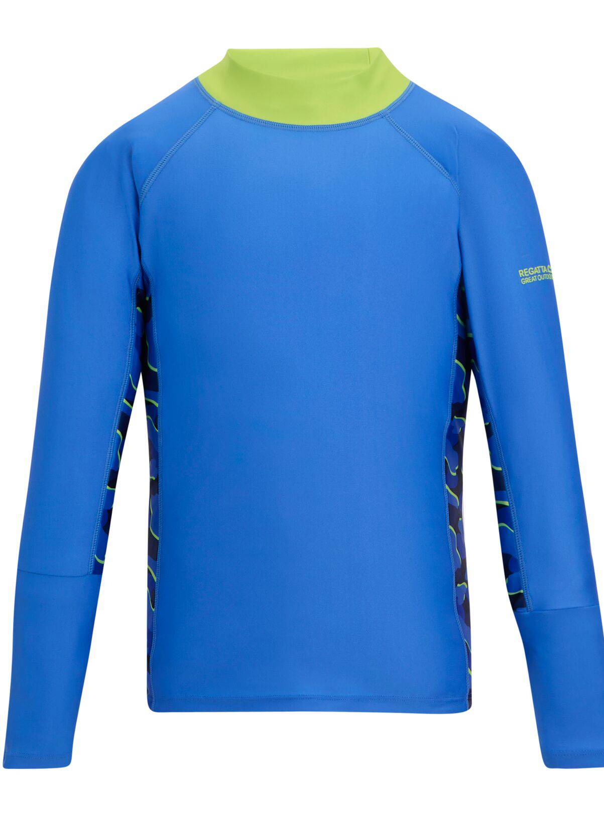 REGATTA Hoku Rash Vest Blue Camo 13 years - Image 2
